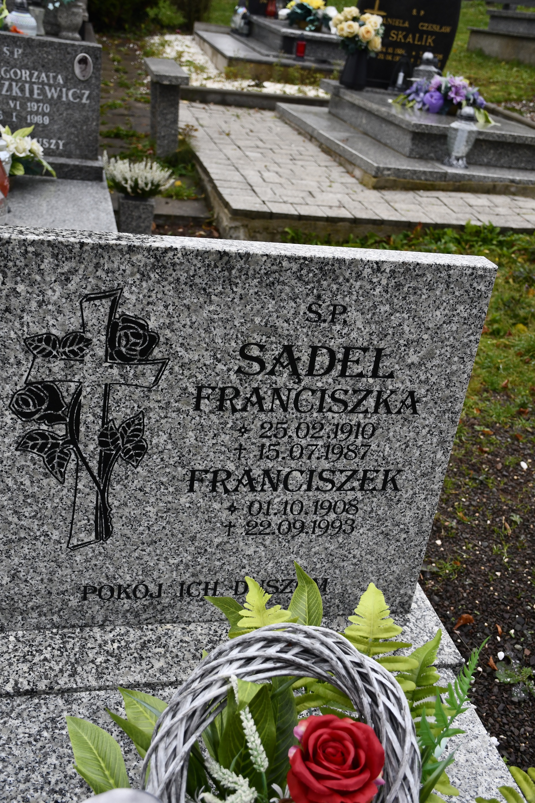 Grób Franciszek Sądel